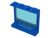 LEGO part Panel 1 x 4 x 3 with Fixed Glass 6156