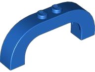 LEGO part Brick Arch 1 x 6 x 2 Curved Top 6183