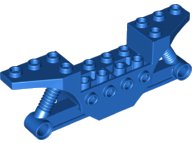 LEGO onderdeel Vehicle, Base 2 x 10 with 4 Pin Holes (Quad Bike Half) 70682