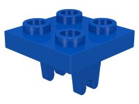 LEGO part Plate, Modified 2 x 2 with Wheel Holder Bottom 8