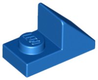 LEGO part Slope 45 2 x 1 with 2/3 Cutout 92946