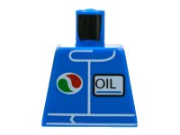 LEGO part Torso Octan Logo and Upright Font 'OIL' Pattern 973pb4274