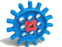 LEGO onderdeel Technic, Gear Expert Builder 15 Tooth with Axle Hole g15