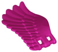 LEGO part Wing 4 x 7 Left with Feathers and Bar Handles 20313