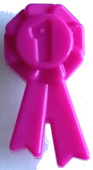 LEGO onderdeel Friends Accessories Award Ribbon with Number 1 92355e