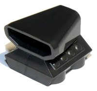 LEGO part Vehicle, Air Scoop Engine Top 2 x 2 50943