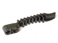 LEGO part Projectile Launcher Part, Bionicle Thornax Launcher Half (Glatorian), Liftarm End 1 x 8 64275