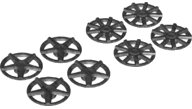 LEGO part Wheel Cover 5 Spoke and 9 Spoke for Wheel 72206pb01, 8 in Bag - 4 of Each (Multipack) (72210)