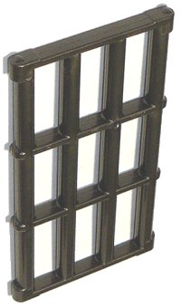 LEGO onderdeel Bar 1 x 4 x 6 Grille with End Protrusions 92589