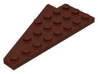 LEGO part Wedge, Plate 8 x 4 Wing Right with Underside Stud Notch 3934b