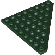 LEGO part Wedge Plate 8 x 8 Cut Corner 30504