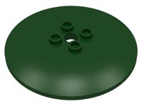 LEGO onderdeel Dish 6 x 6 Inverted (Radar) - Hollow Studs 44375a