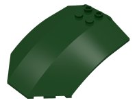 LEGO part Windscreen 8 x 6 x 2 Curved Sloped Sides x224