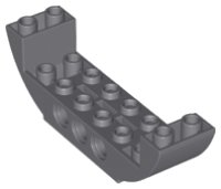 LEGO onderdeel Schuin, Gebogen 8 x 2 x 2 Omgekeerd Dubbel 11301