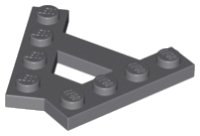 LEGO part Wedge Plate 4 Stud 45° Angle Plate 15706