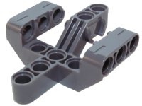 Technic, Liftarm, Modified Fork 5 x 6 x 2 Perpendicular with 3 Fingers, numero pezzo LEGO 19086