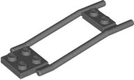 Cheval Attache / Traces de Harnais en gris bleuté foncé, numéro de pièce LEGO 2397