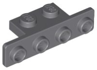 LEGO part Bracket 1 x 2 - 1 x 4 with Rounded Corners 2436b