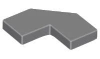 LEGO part Tile, Modified Facet 2 x 2 27263