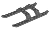 LEGO onderdeel Helikopter Sleedrails 12 x 6 30248