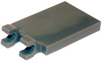 LEGO onderdeel Tegel, Gewijzigd 2 x 3 met 2 U Clips 30350c