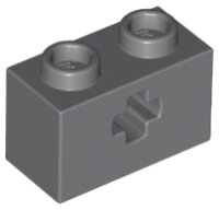 LEGO part Technic, Brick 1 x 2 with Axle Hole 32064