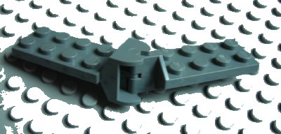 LEGO part Hinge Plate 2 x 4 with Articulated Joint (3640 / 3639) (3640c01)