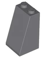 Slope 75 2 x 2 x 3 - Solid Studs in dunkelblaugrau, LEGO Teilenummer 3684c