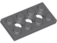 LEGO part Technic Plate 2 x 4 [3 Holes] 3709
