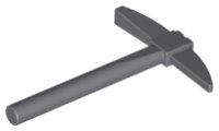 LEGO part Minifigure, Utensil Pickaxe 3841