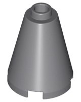LEGO part Cone 2 x 2 x 2, Open Stud 3942c
