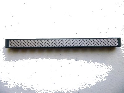 LEGO onderdeel Technic, Liftarm Thick 1 x 13 with Silver Tread Plate Pattern (Sticker) - Set 8297 (41239pb009R)
