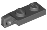 LEGO onderdeel Hinge Plate 1 x 2 Locking with 1 Finger on End without Bottom Groove 44301b
