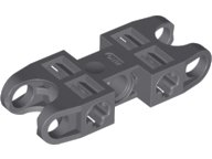 LEGO onderdeel Technic, Axle and Pin Connector 2 x 5 with 2 Ball Joint Sockets, Open Sides 47296