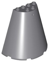 LEGO part Cone Half 8 x 4 x 6 47543