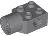 LEGO onderdeel Technic, Brick Modified 2 x 2 with Pin Hole and Rotation Joint Socket 48169