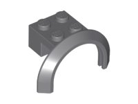 LEGO onderdeel Vehicle, Mudguard 4 x 2 1/2 x 1 2/3 with Arch Round 50745