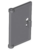LEGO part Door 1 x 2 x 3 with Vertical Handle, Mold for Tabless Frames 60614