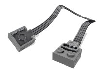 LEGO onderdeel Electric, Power Functions Extension with one Light Bluish Gray End (length 20cm) 60656