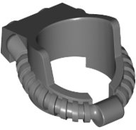 LEGO part Minifigure Fire Helmet Breathing Hose 6158