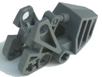 LEGO onderdeel Bionicle Foot with Ball Joint Socket 3 x 6 x 2 1/3, Squared Tops 62386
