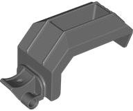 LEGO onderdeel Crane Grab Jaw Angled 6493