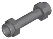 Minifigure, Weapon Hilt Smooth Extended en gris azulado oscuro, número de pieza LEGO 66909