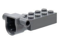LEGO part Brick, Modified 2 x 4 with Rip Cord Track and Pin Socket (Ninjago Spinjitzu Top) 71100