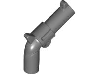 LEGO part Minifigure, Weapon Gun, Pistol Revolver - Large Barrel and Hollow Handle 77078