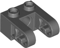 LEGO part Technic Brick 1 x 2 with Hole and Dual Beam Extensions 85943