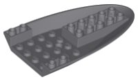 LEGO onderdeel Aircraft Fuselage Forward Bottom Curved 6 x 10 with 3 Holes 87611