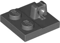 Hinge Plate 2 x 2 Locking with 1 Finger on Top in dunkelblaugrau, LEGO Teilenummer 92582