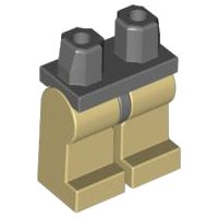 LEGO part Hips and Tan Legs 970c02