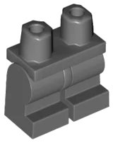 Hips and Medium Legs Plain in dunkelblaugrau, LEGO Teilenummer 970cm00